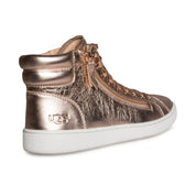 UGG Olive Metallic Red Gold Sneakers - Women's