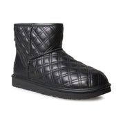 UGG Classic Mini II Quilted Black Boots - Women's