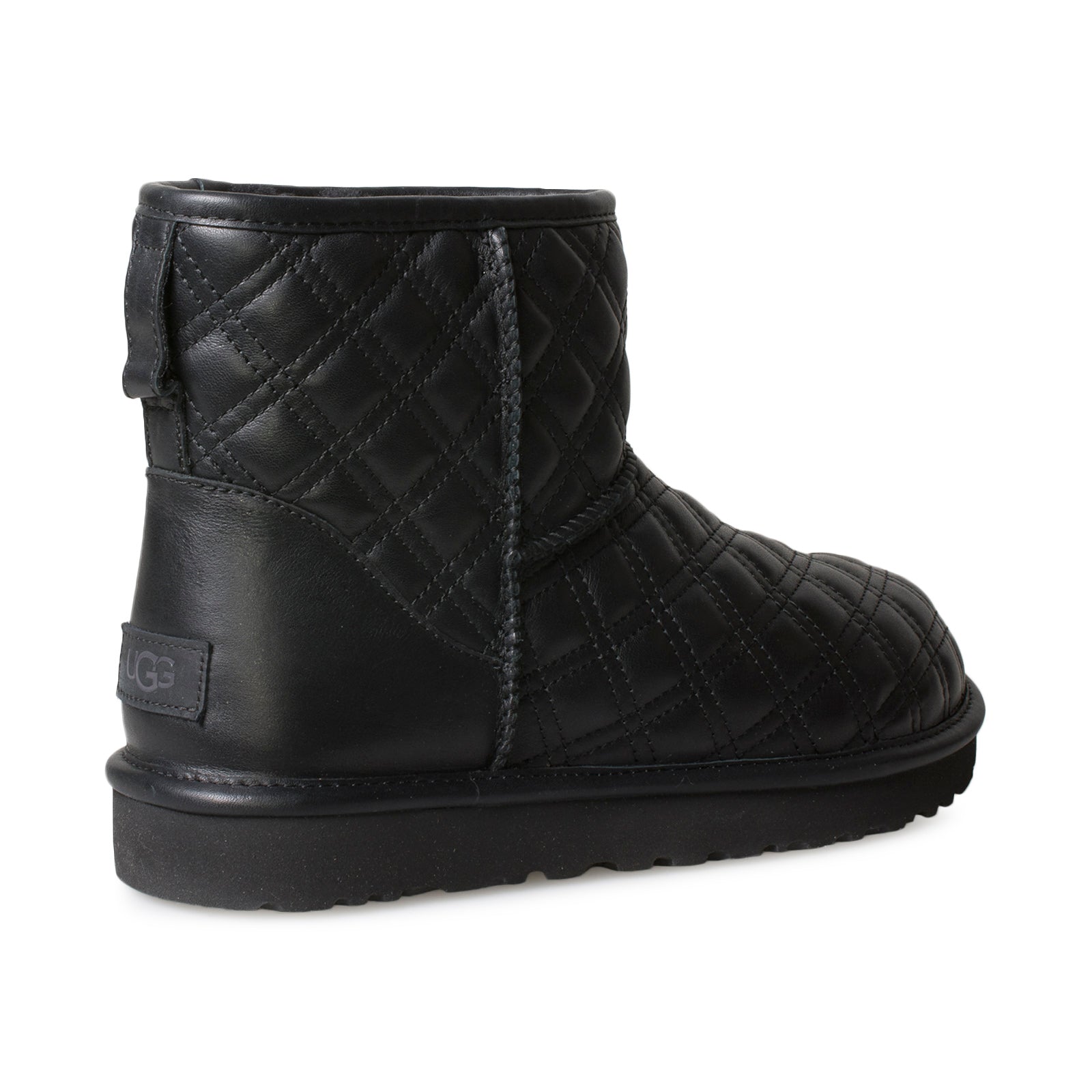 UGG Classic Mini II Quilted Black Boots - Women's