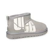 UGG Ultra Mini Chopd Cobble Grey Boots - Women's