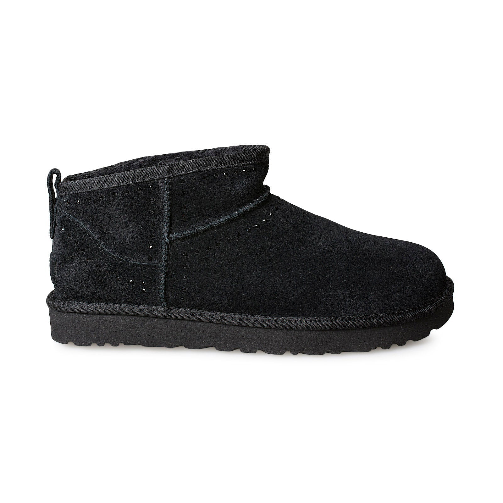 UGG Ultra Mini Bling Black Boots - Women's