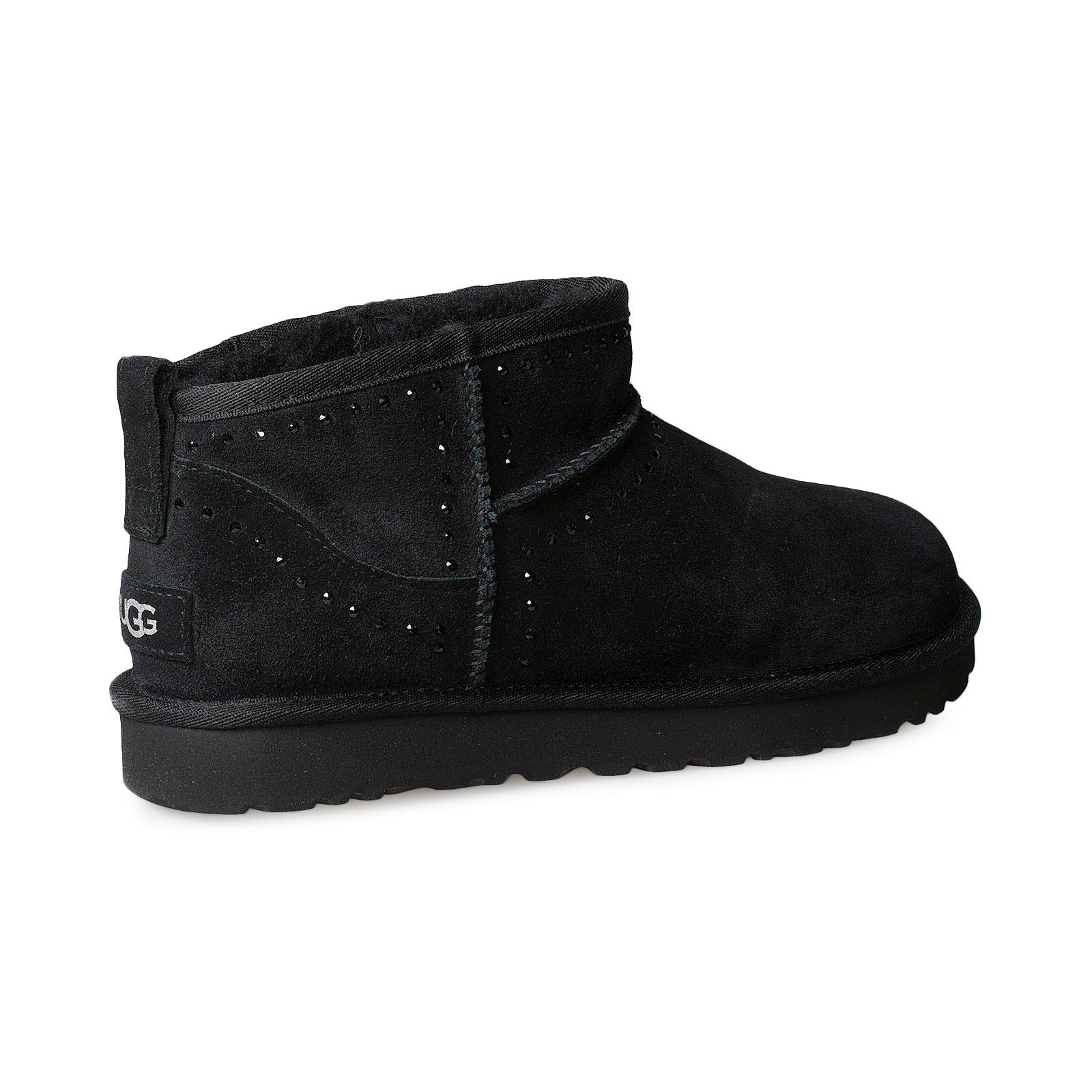 UGG Ultra Mini Bling Black Boots - Women's