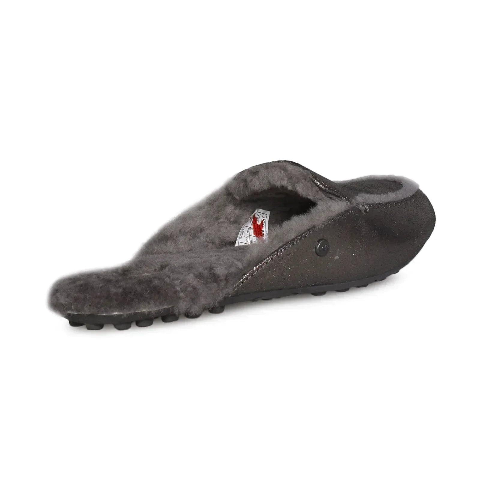 UGG Lane Metallic Gunmetal Slippers - Women's