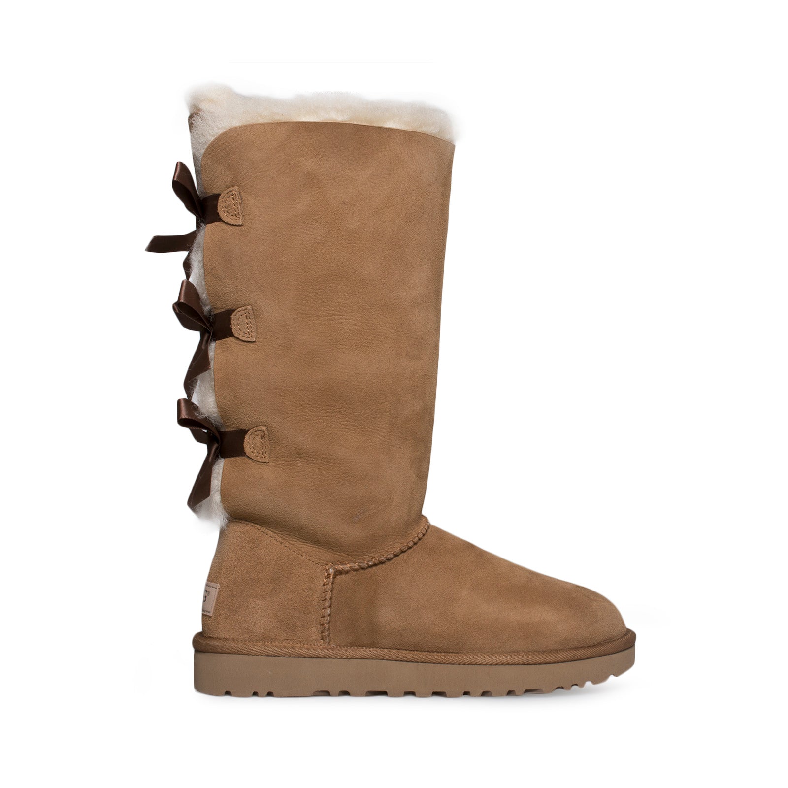 UGG Bailey Bow Tall II Chestnut Boots - Youth