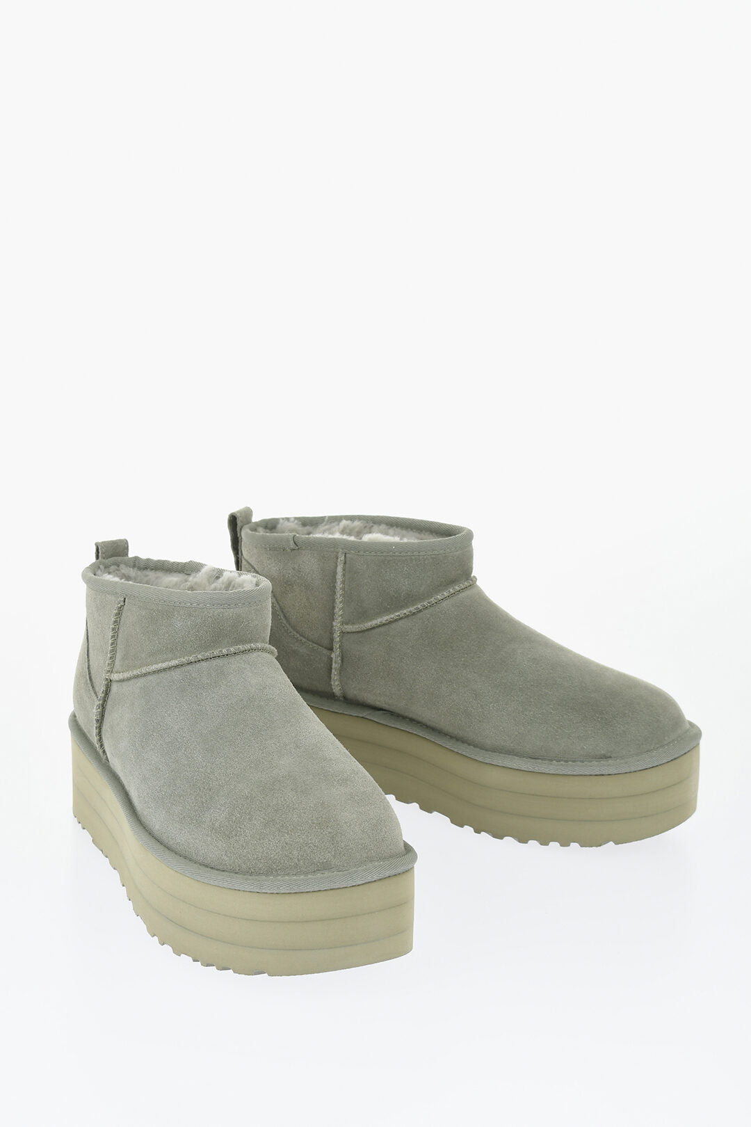 Ugg Suede Ultramini Booties With Platform 5,5Cm