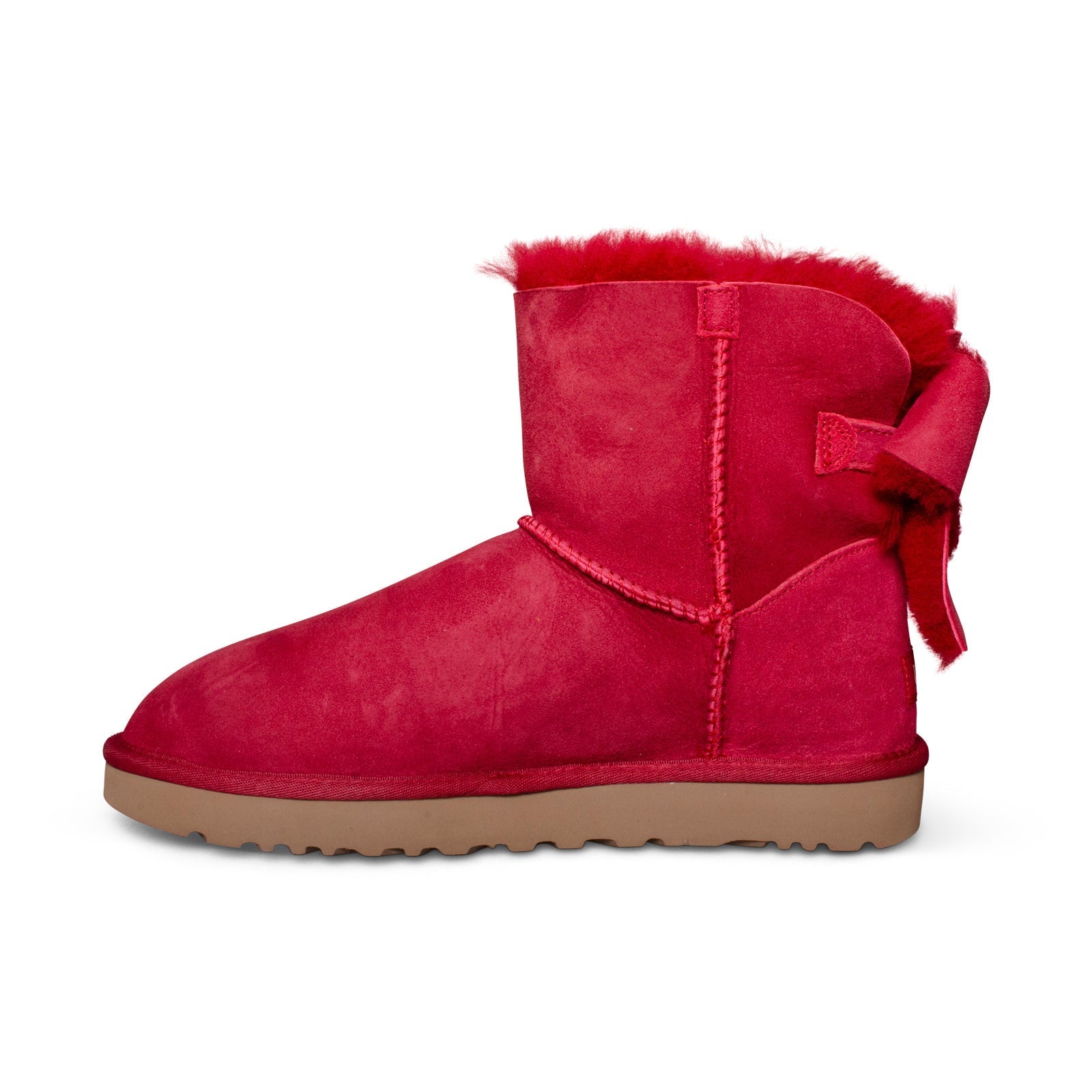 UGG Classic Heritage Bow Red Wine Boots - Women's