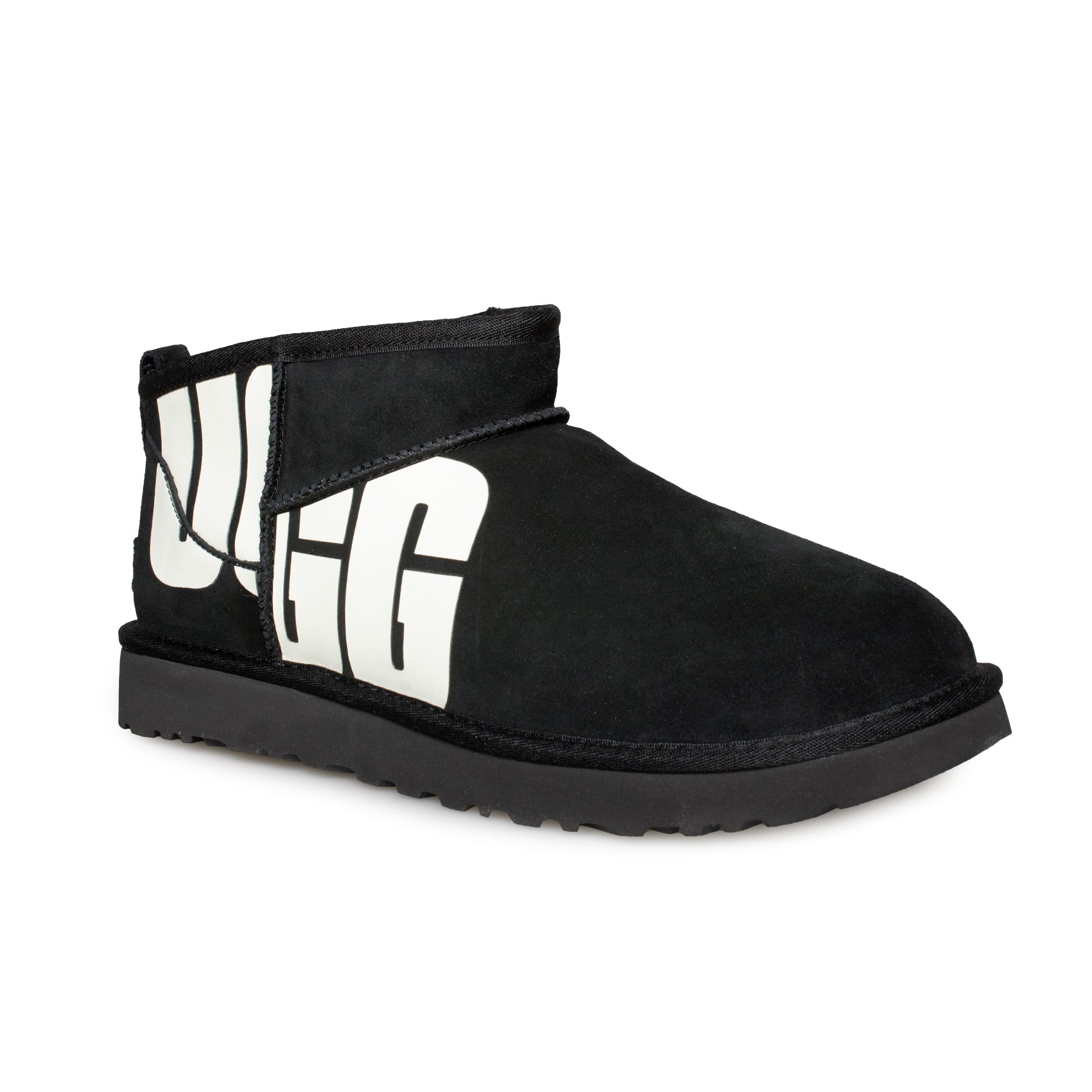 UGG Ultra Mini Chopd Black Boots - Women's