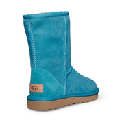 UGG Classic Short II Aqua Blue Boots - Women's