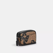 Coach Outlet Mini Jamie Camera Bag In Signature Canvas With Bow Print