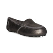 UGG Hailey Metallic Gunmetal Slippers - Women's