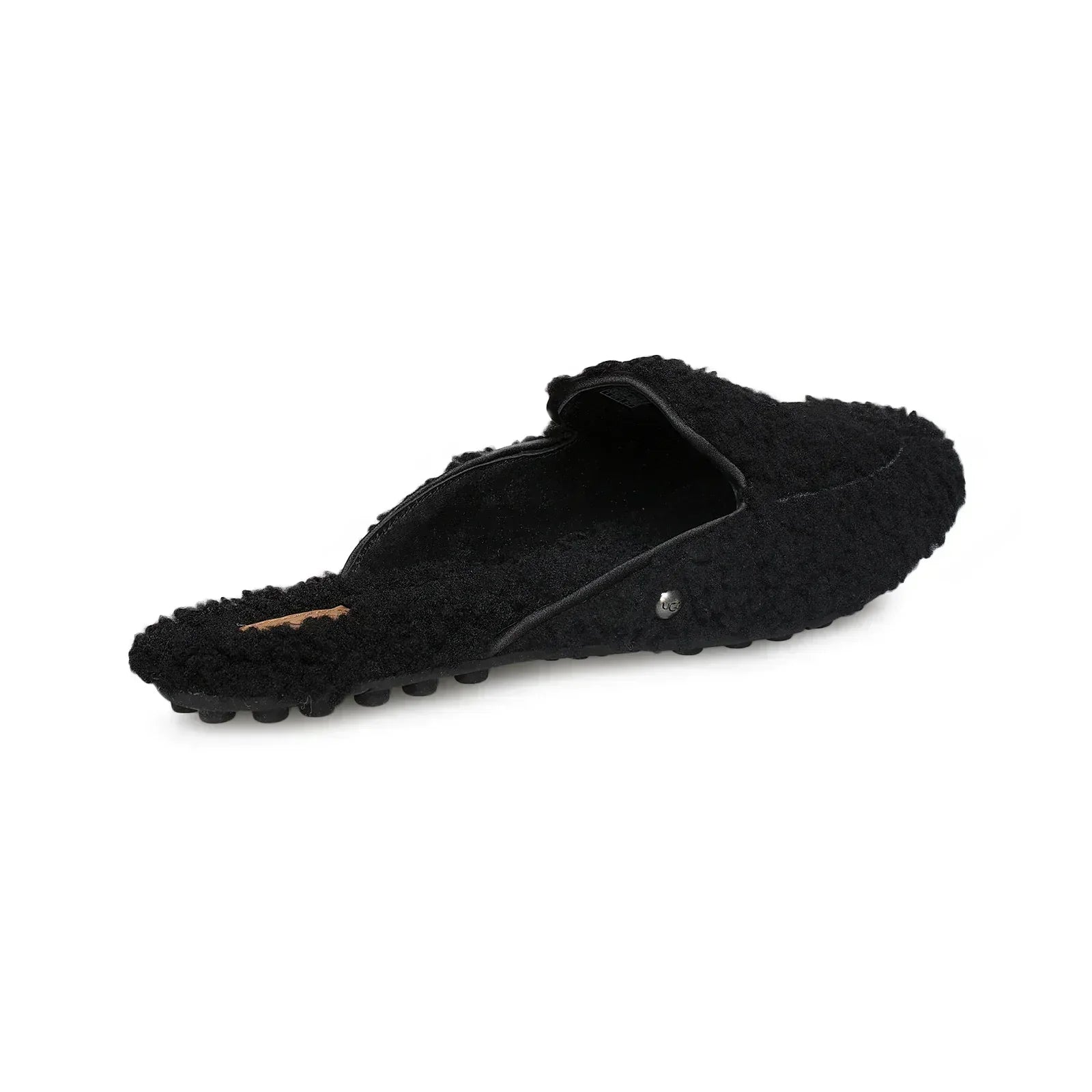 UGG Lane Fluff Black Loafer - Women's