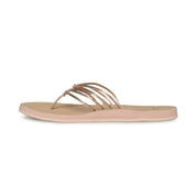 UGG Heina Metallic Rose Gold Flip Flops - Women's