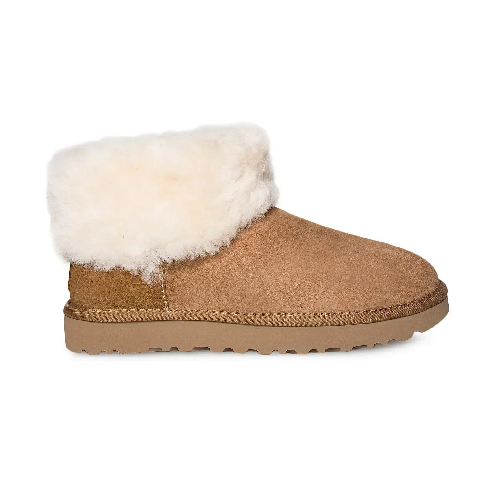 UGG Classic Mini Fluff Chestnut Boots - Women's