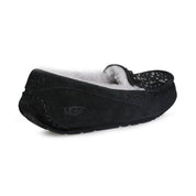 UGG Ansley Studded Bling Black Slippers - Women's