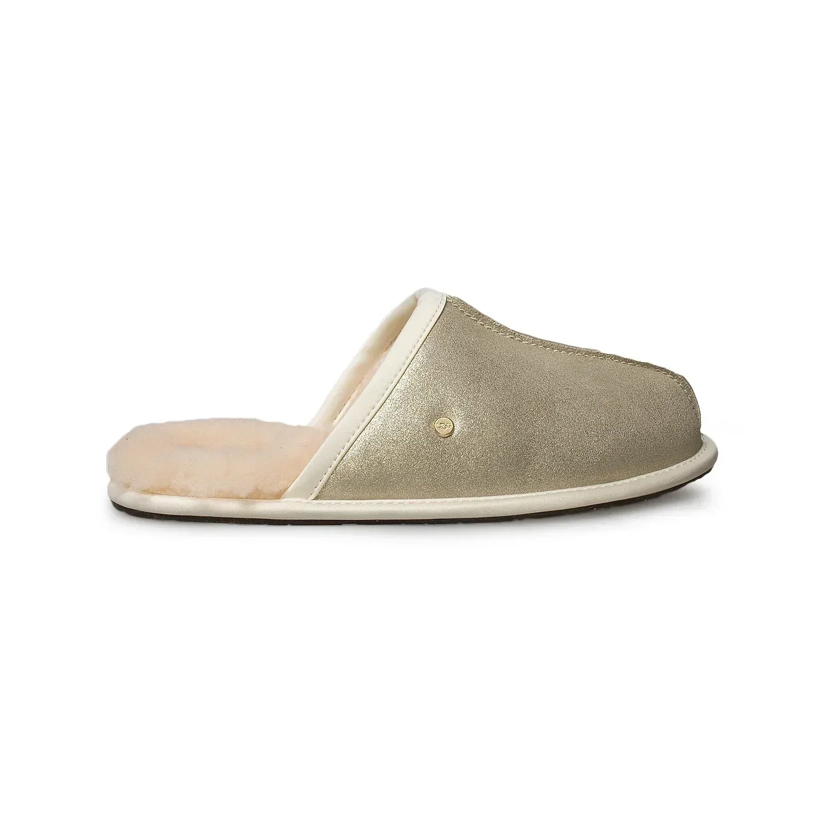 UGG Pearle Sparkle Platinum Gold Slippers - Women's