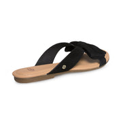 UGG Fonda Black Flip Flops - Women's