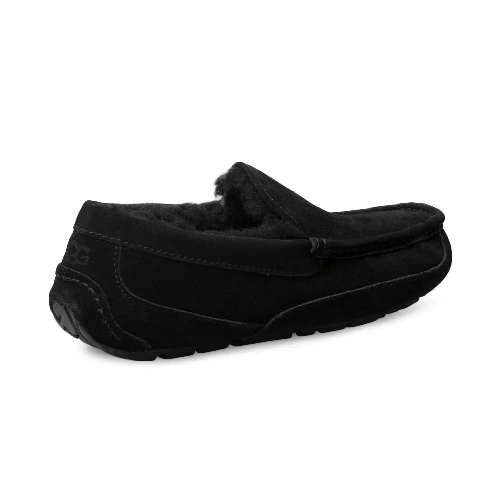 UGG Ascot Black Black Slippers - Men's