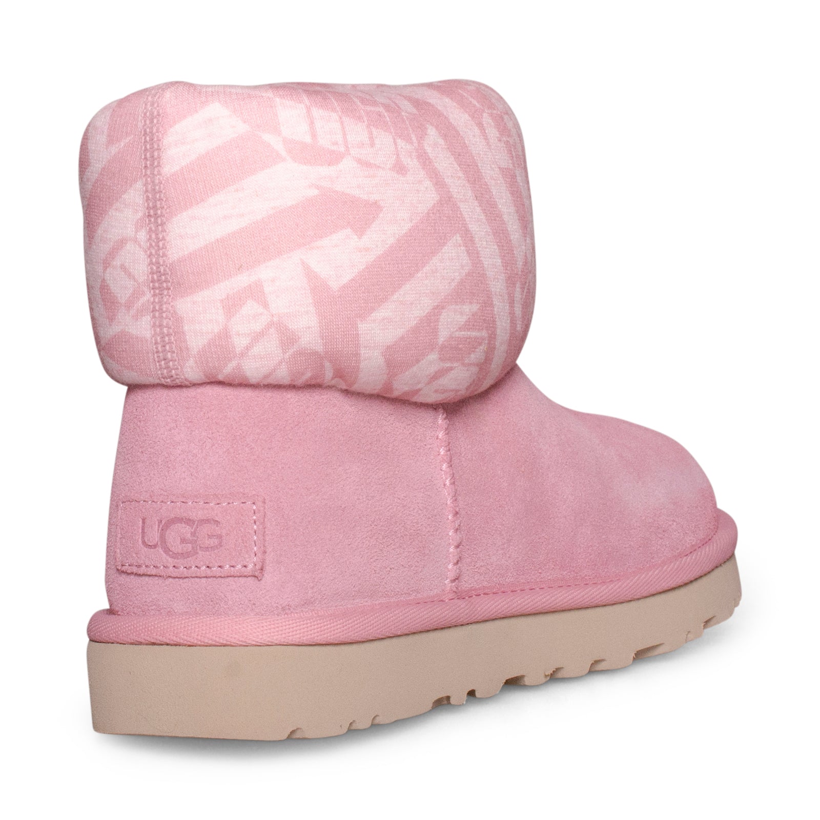 UGG Classic Mini Jersey Stripe Blush Boots - Women's