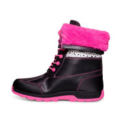 UGG Butte II CWR Glow Graphic Pink / Black Boots - Youth