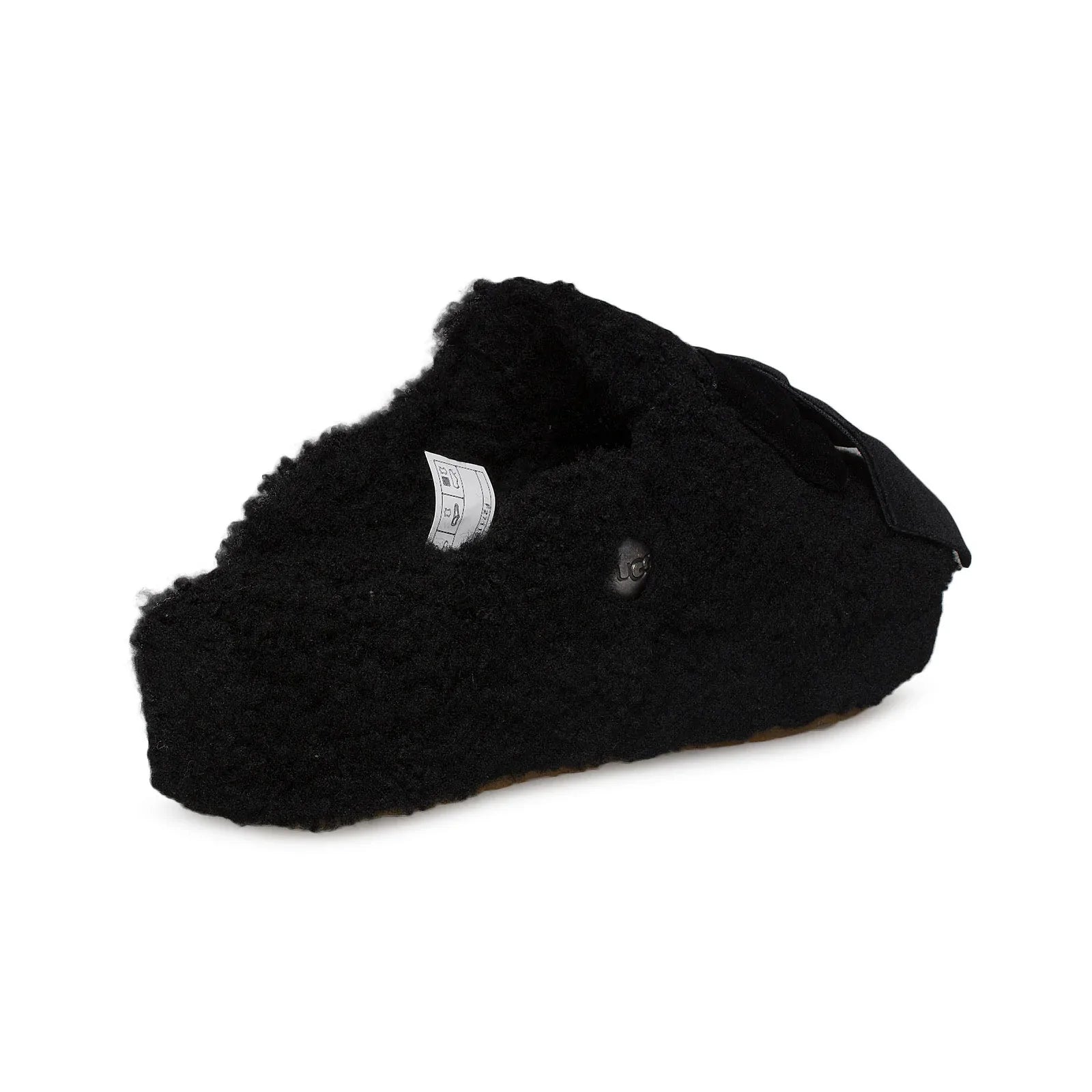 UGG Addison Velvet Bow Black Slippers - Women's