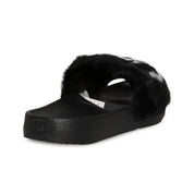 UGG Royale Graphic Black Sandals - Women's