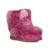 UGG Pinkipuff Classic II Pink Azalea Boots - Youth