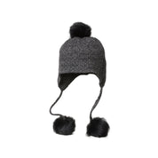 UGG Tri Pom Cashmere Charcoal Heather Hat - Women's