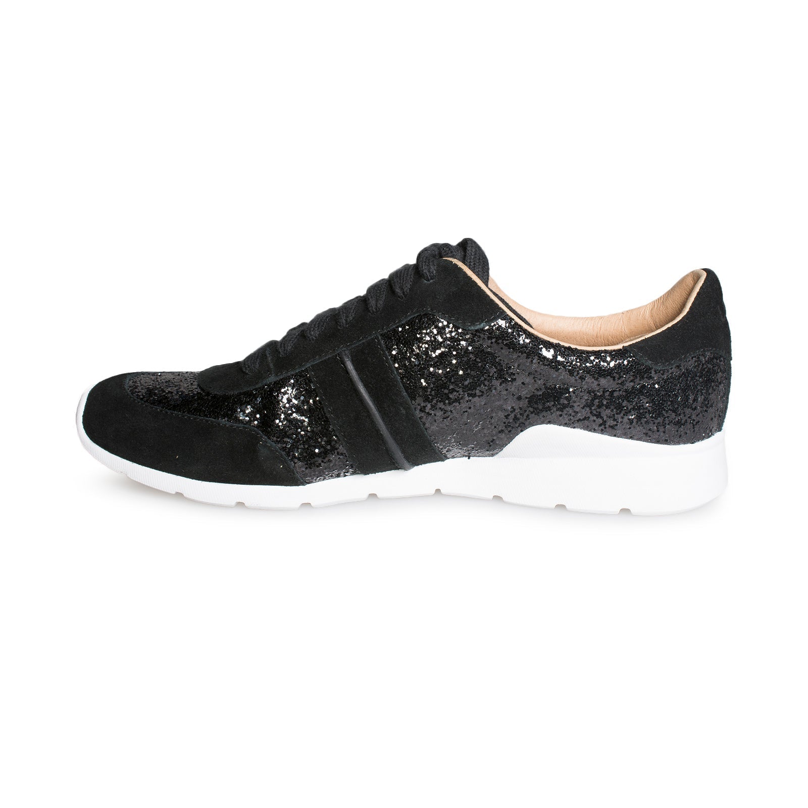 UGG Jaida Glitter Black Sneakers  - Women's