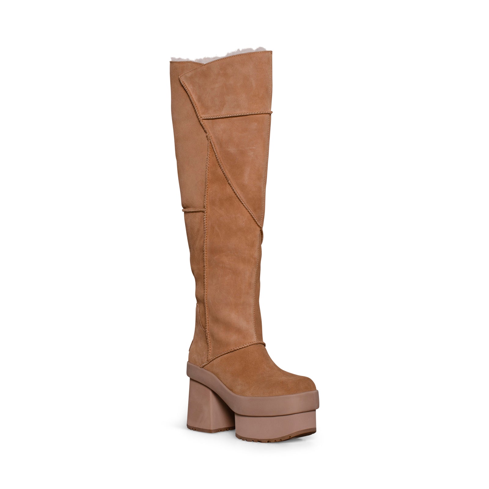 UGG New Heights Platform Xtra Chestnut Boots - Women's