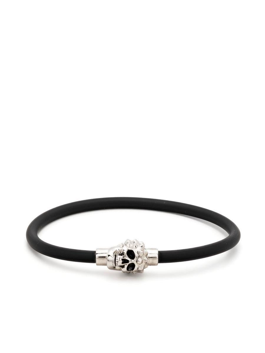 Alexander McQueen Skull Rubber Bracelet