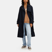 Coach Outlet Tonal Mixed Material Trench