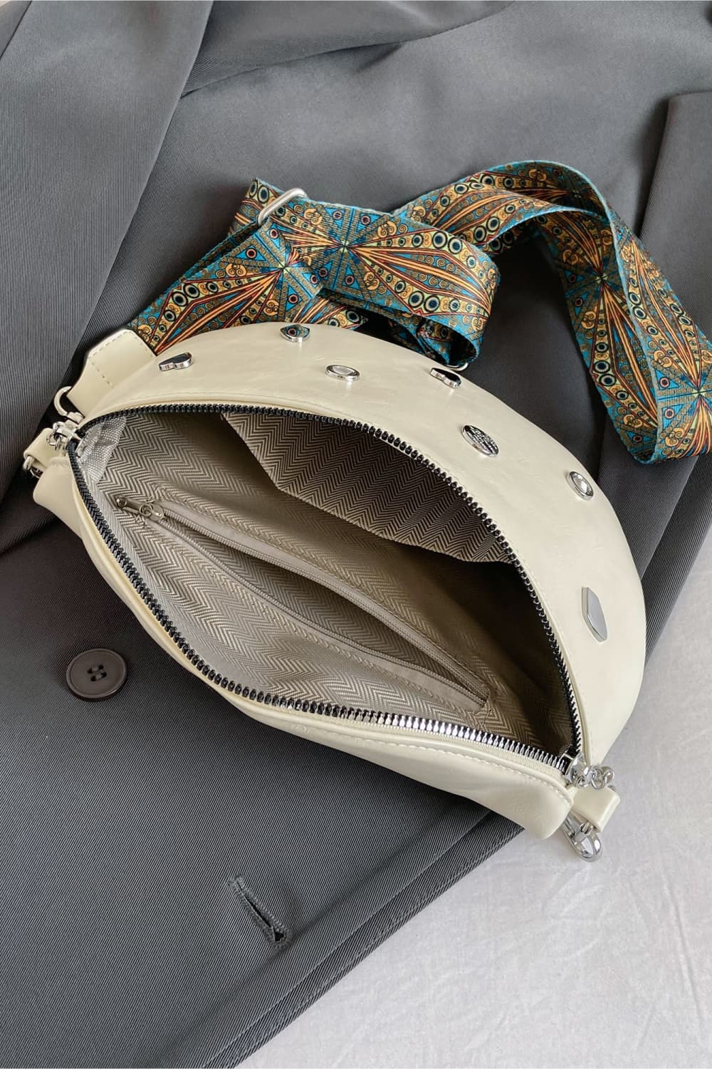 PU Leather Sling Bag