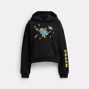 Coach Outlet Cosmic Coach Rexy Print Raglan Hoodie