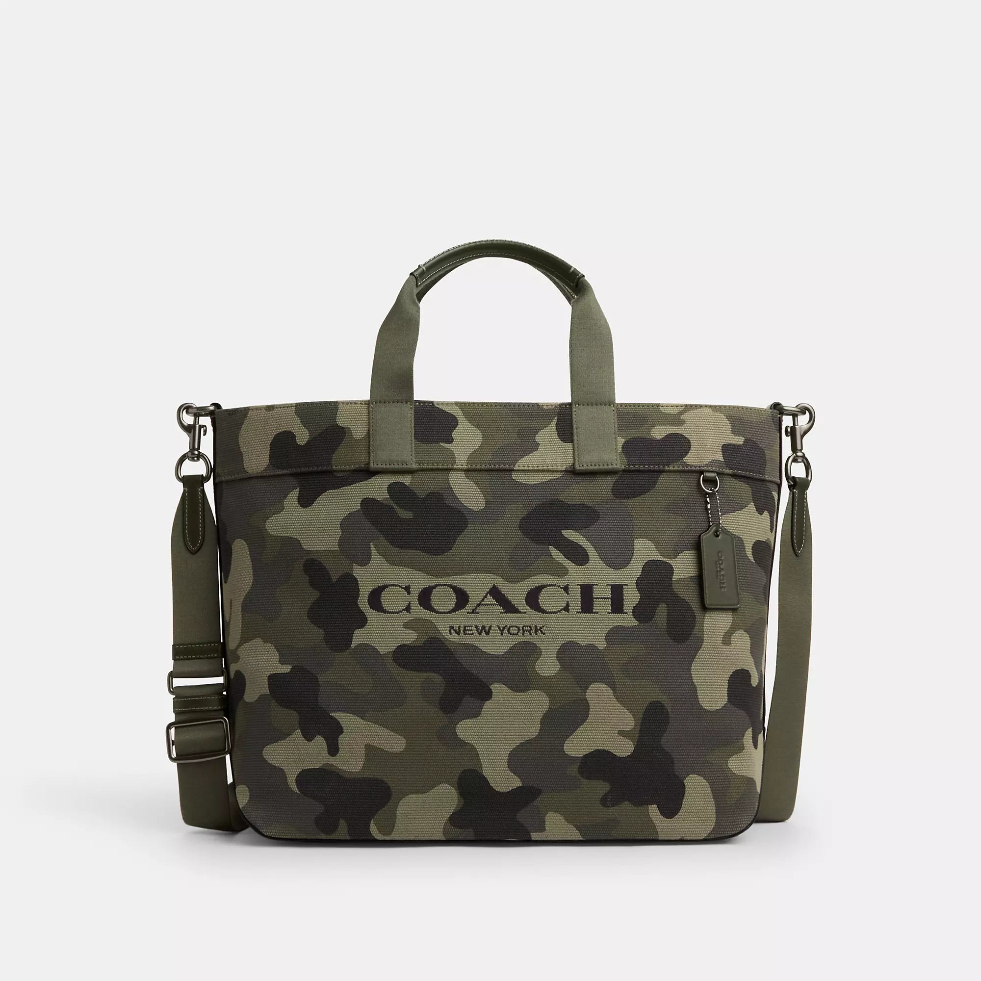 Coach Outlet Tote Bag 38 With Camo Print