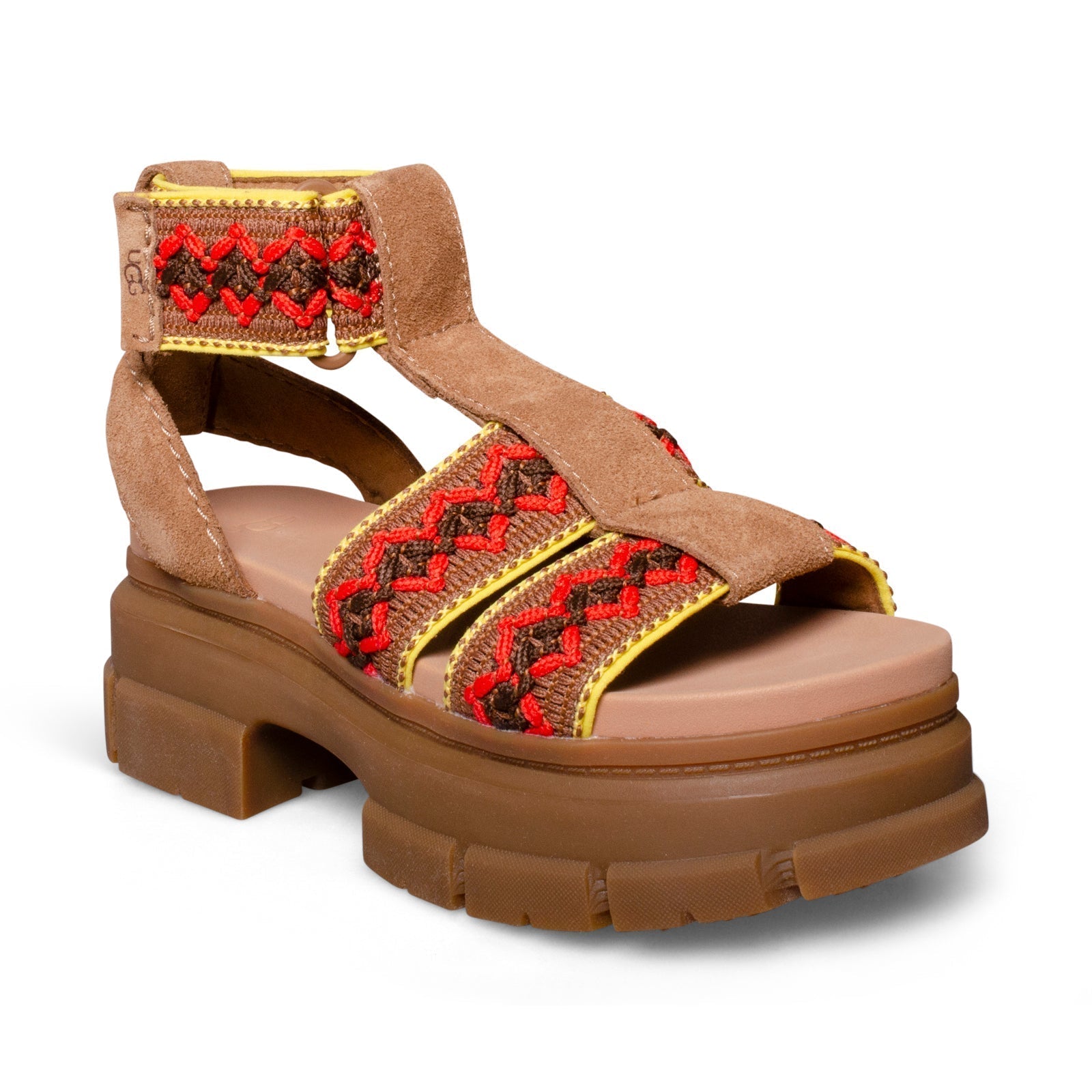 UGG Ashton Heritage Braid Chestnut Sandals - Women's