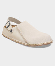 Birkenstock Lutry Premium Suede in Eggshell