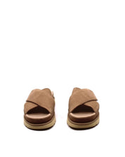 Goldenstar Cross Slide Sandal In Driftwood