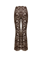 Leopard Flare Pants