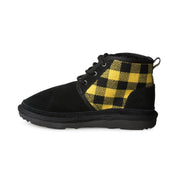 UGG Neumel Plaid Black / Yellow Boots - Youth