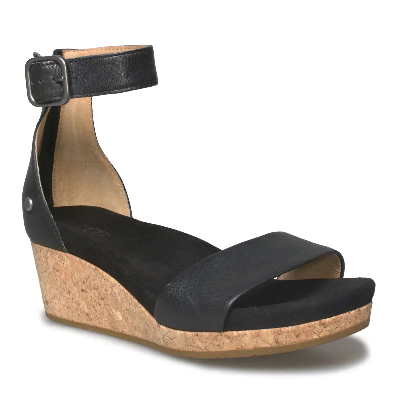 UGG Zoe II Black Sandals - Women's