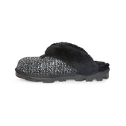 UGG Coquette Frill Black Slippers