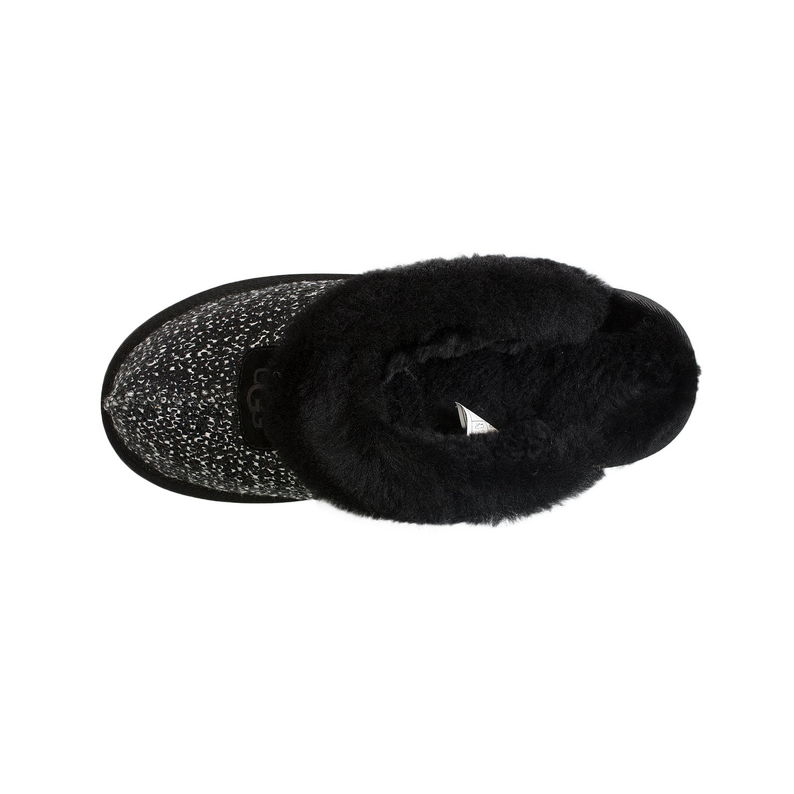 UGG Coquette Frill Black Slippers