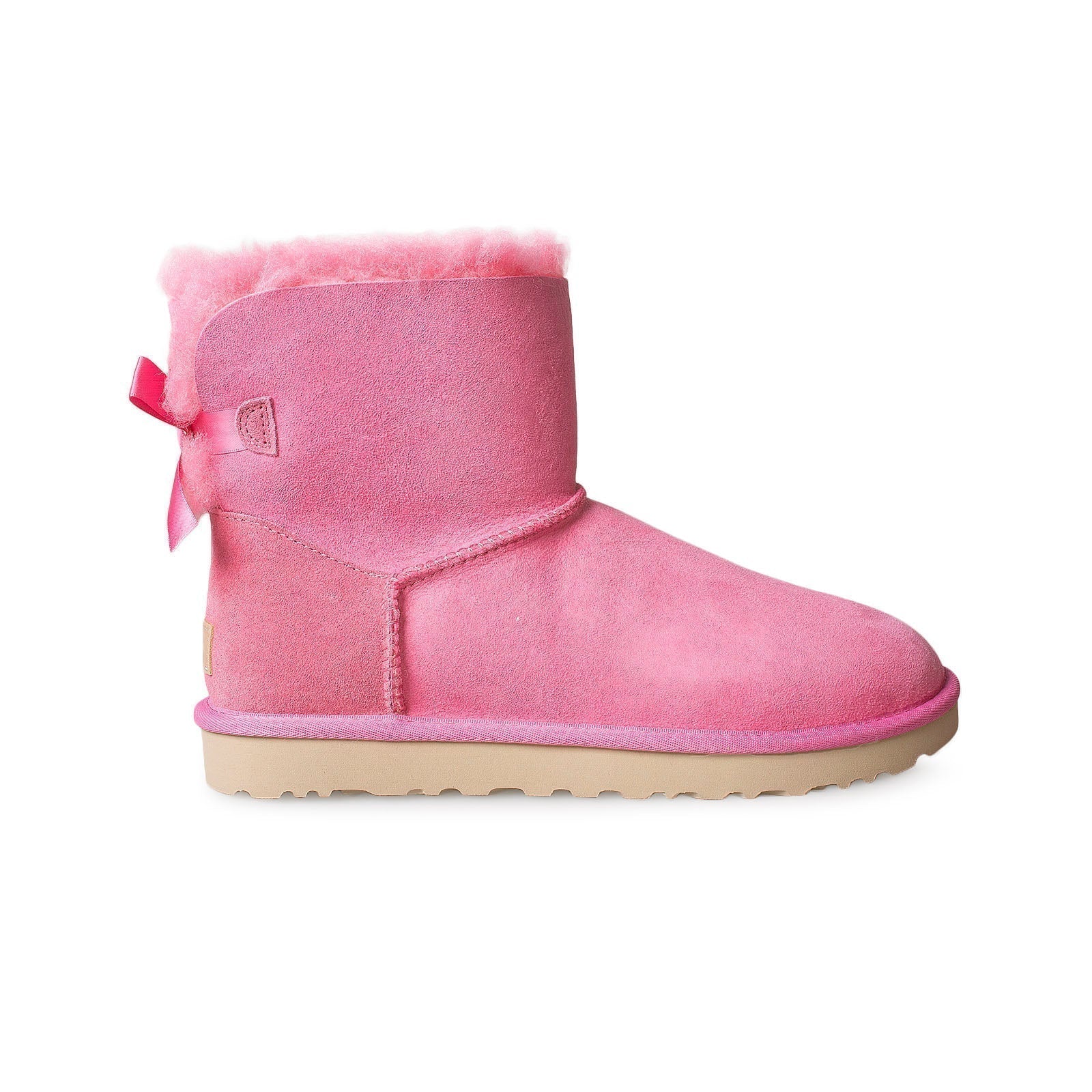 UGG Mini Bailey Bow II Pink Rose Boots - Women's