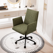 YOUNIKE Office Chair Modern Vanity Chair with Wheels