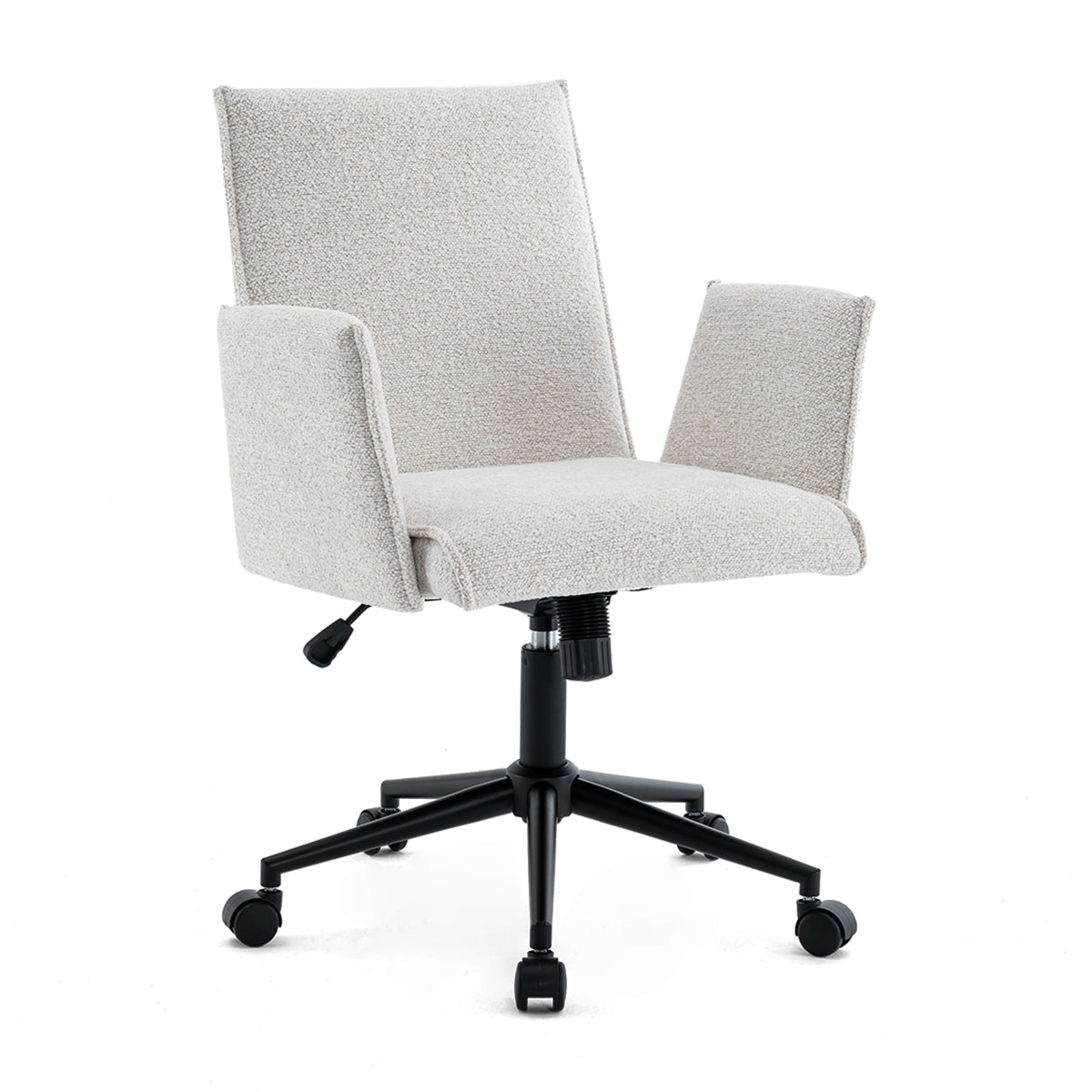 YOUNIKE Office Chair Modern Vanity Chair with Wheels