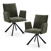 YOUNIKE Dining Chairs Swivel Criss Cross Chair