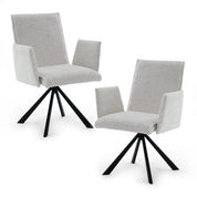 YOUNIKE Dining Chairs Swivel Criss Cross Chair