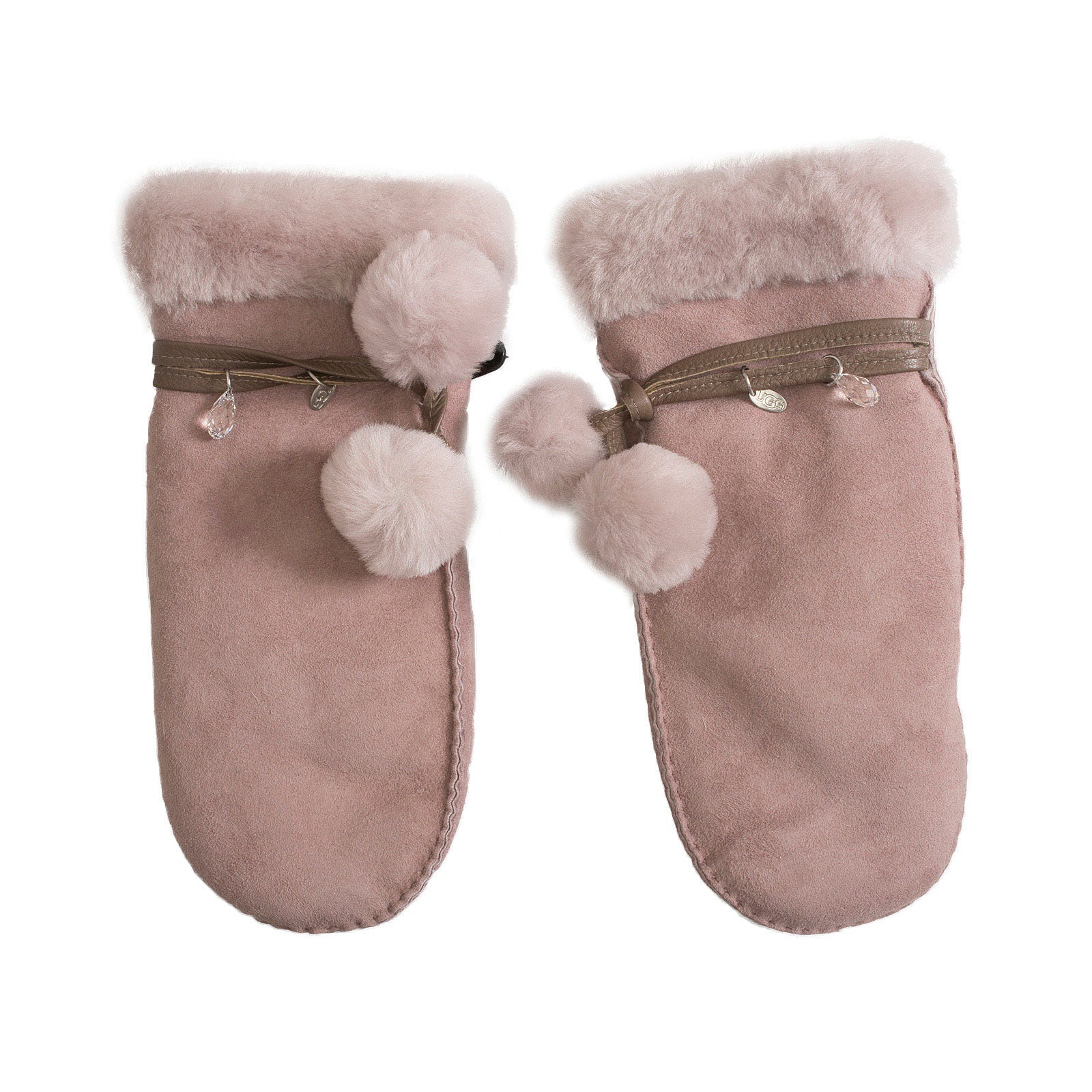 UGG Sheepskin Brita Mitten W/Charm Dusk