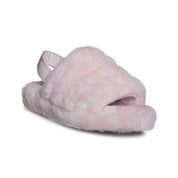 UGG Fluff Yeah Slide Seashell Pink Slippers - Women's