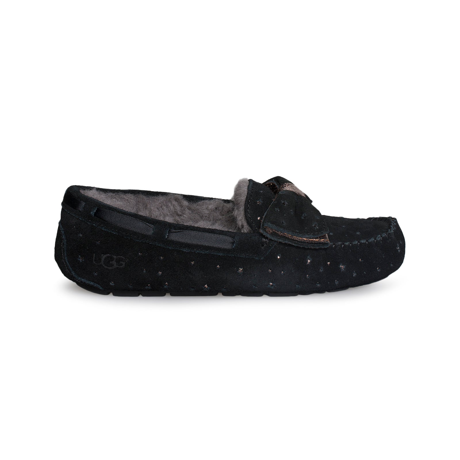 UGG Dakota Stargirl Black Slippers - Women's